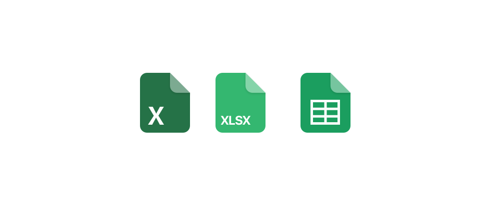 Popular spreadsheet applications that support CSV