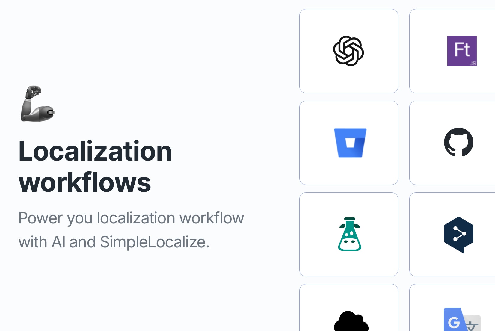 AI-Powered localization workflows for software translation