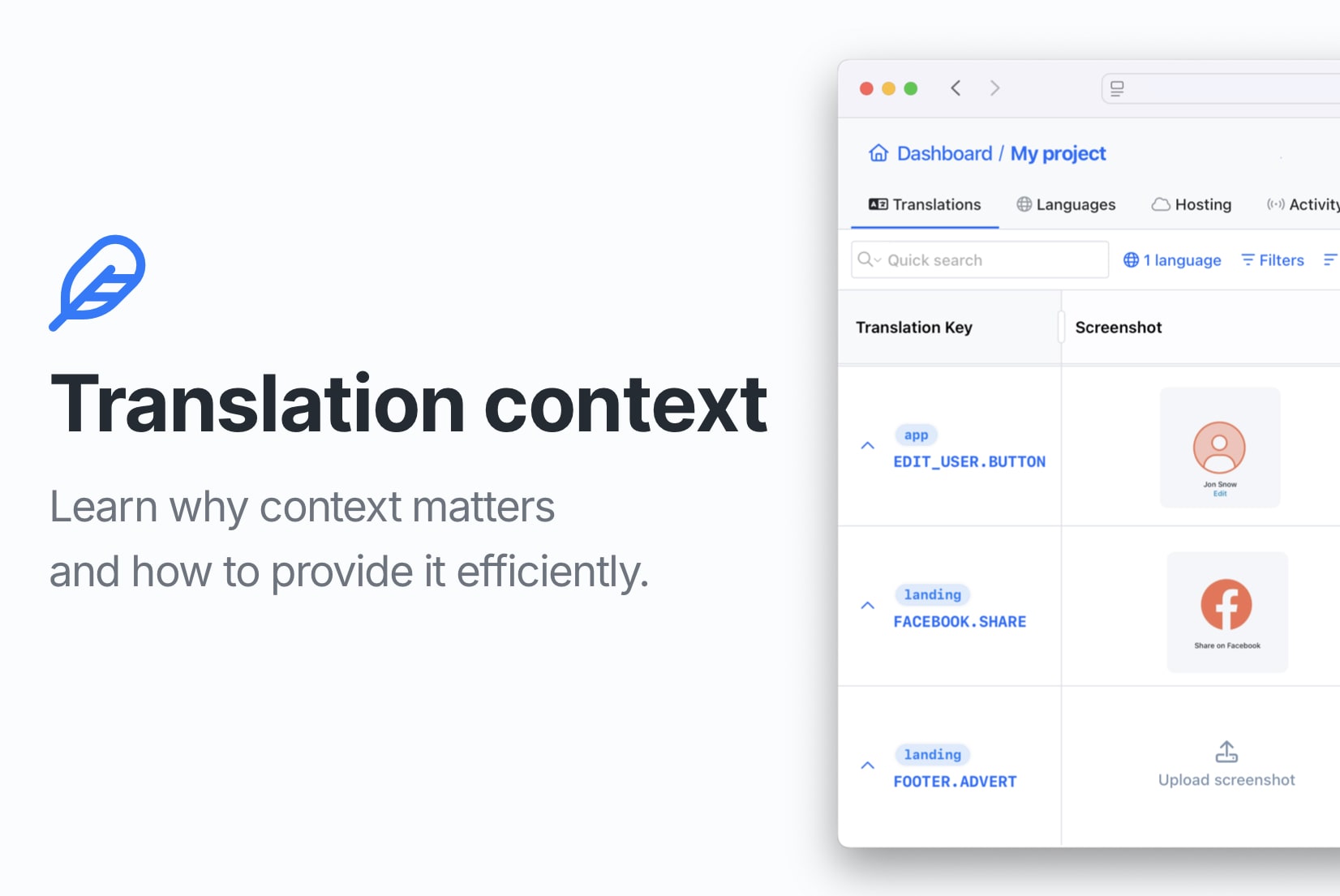 Context in Localization