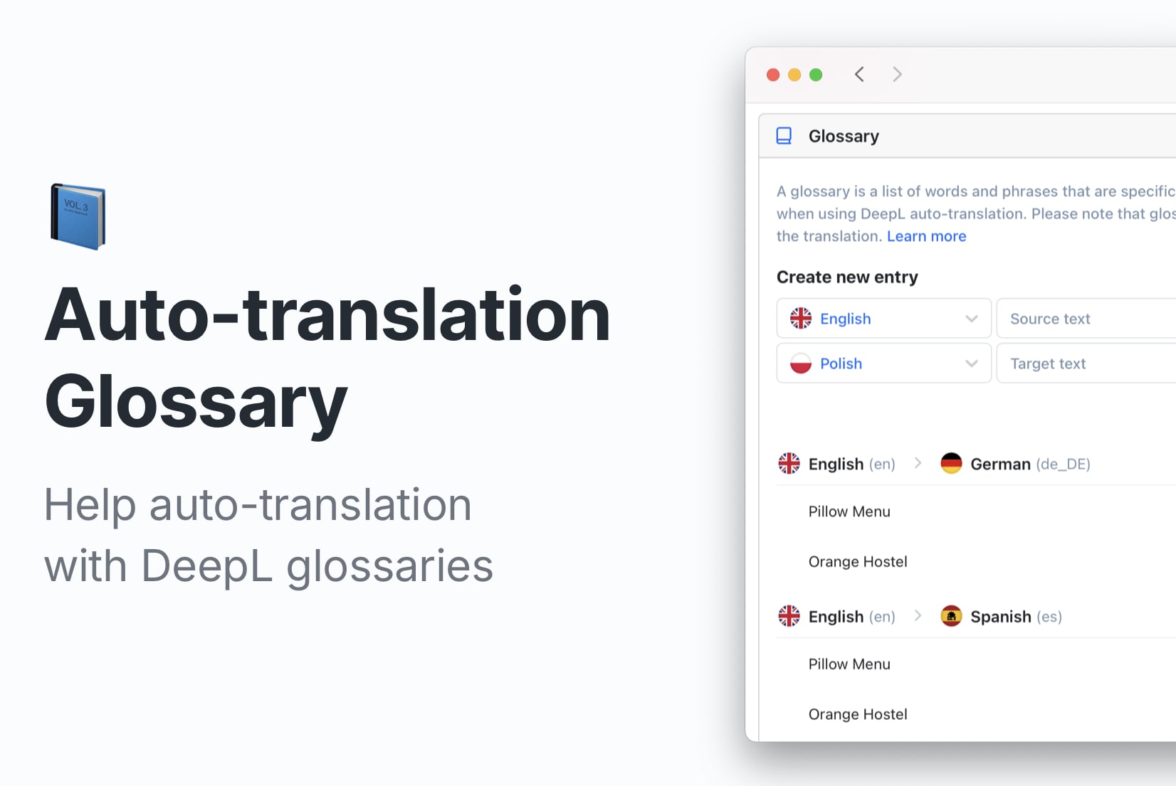 DeepL Glossary in auto-translation: A guide with examples