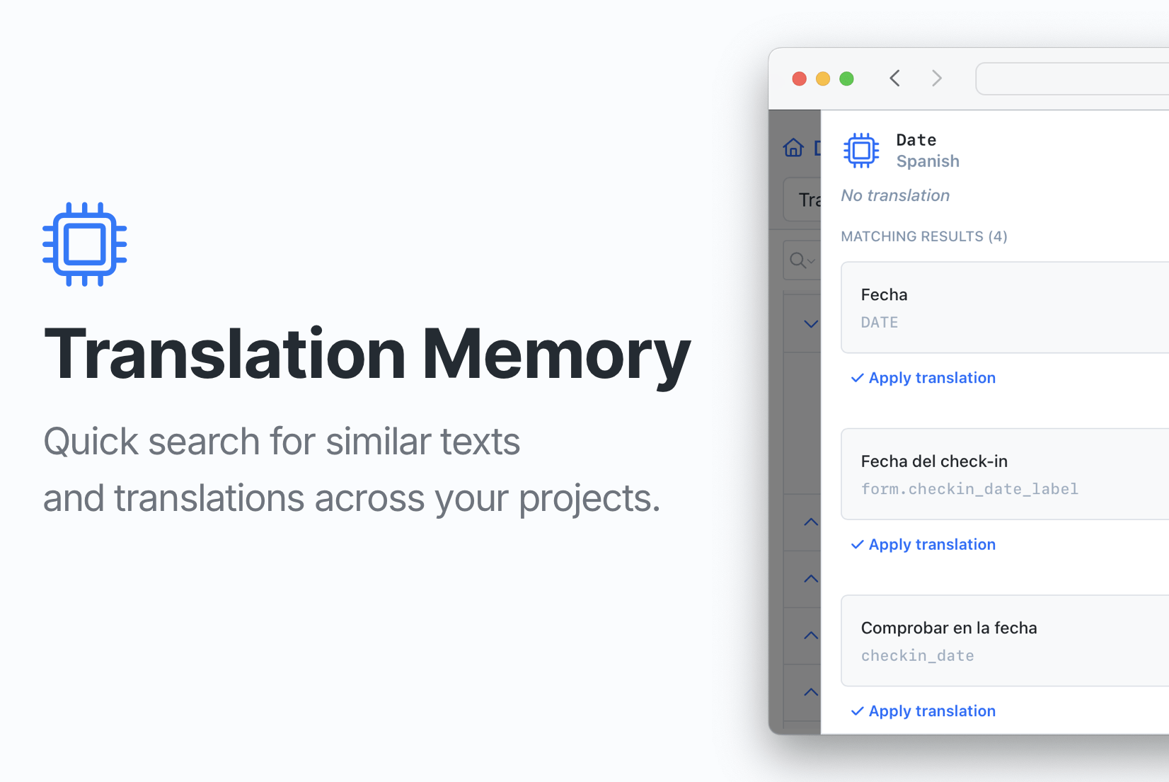 Introducing: Translation memory