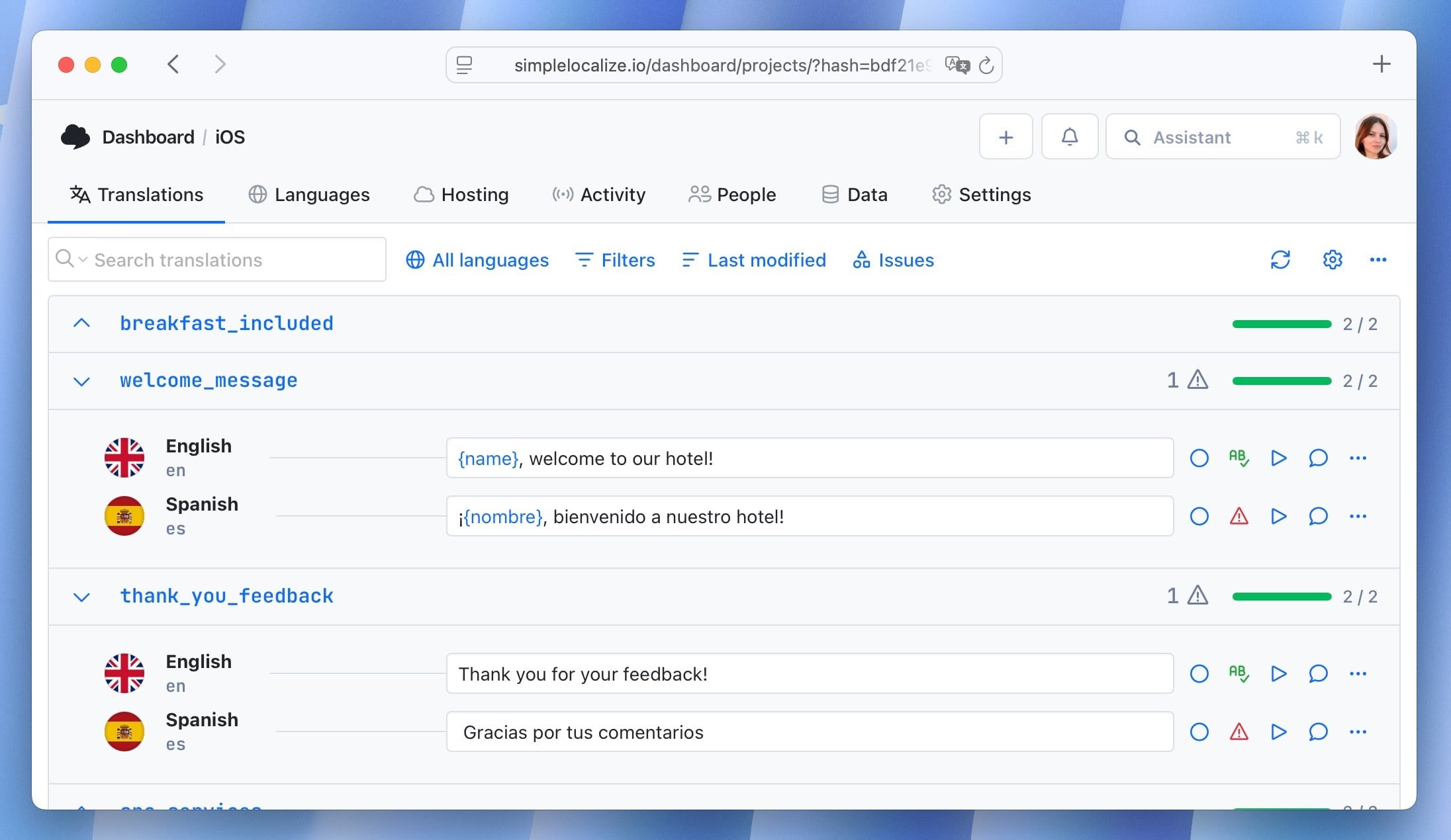 Quality Assurance checks