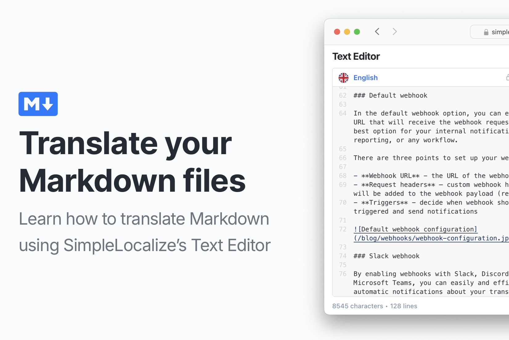 Translation editor:<br/>How to translate Markdown files