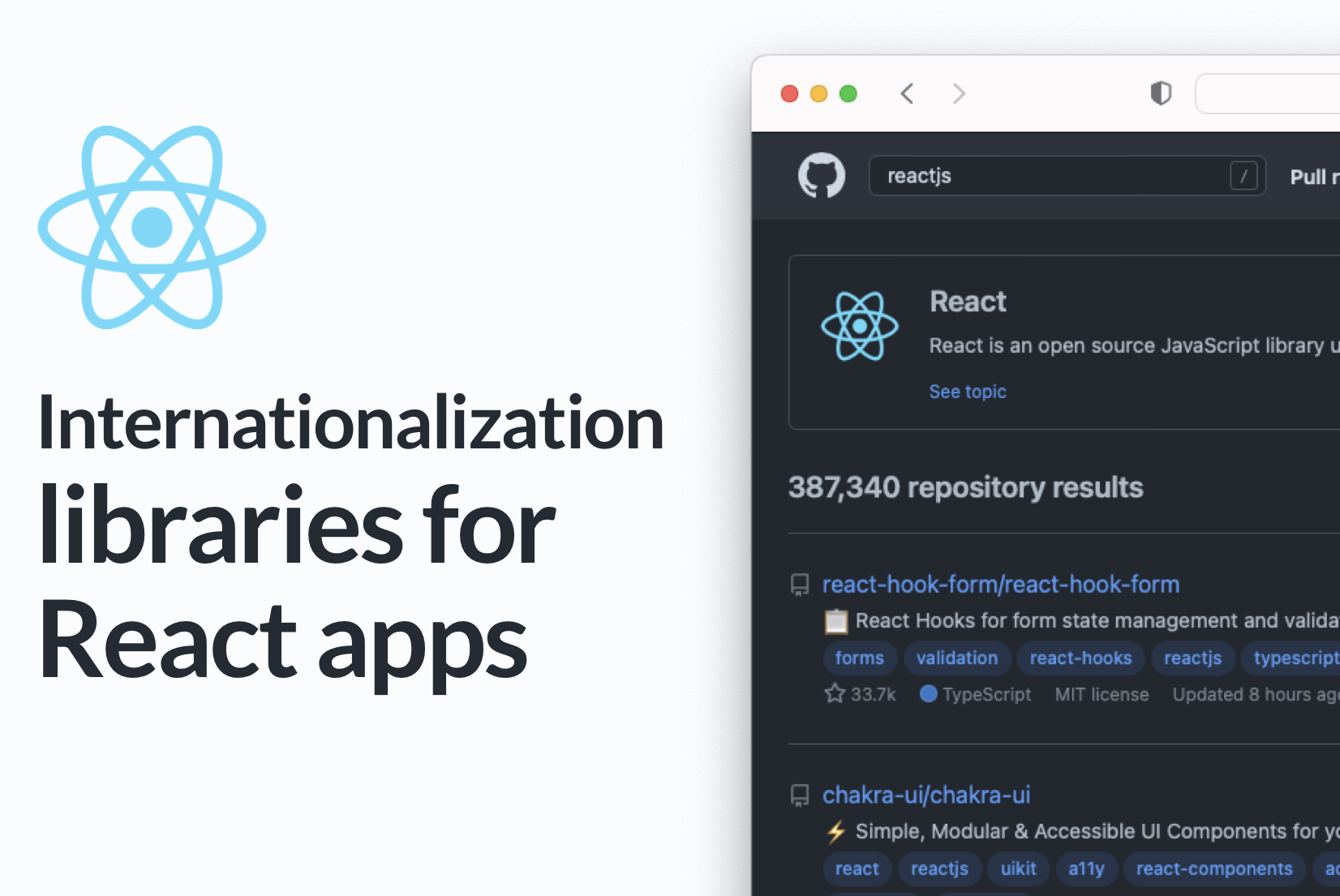 Best i18n libraries for React, React Native & NextJS