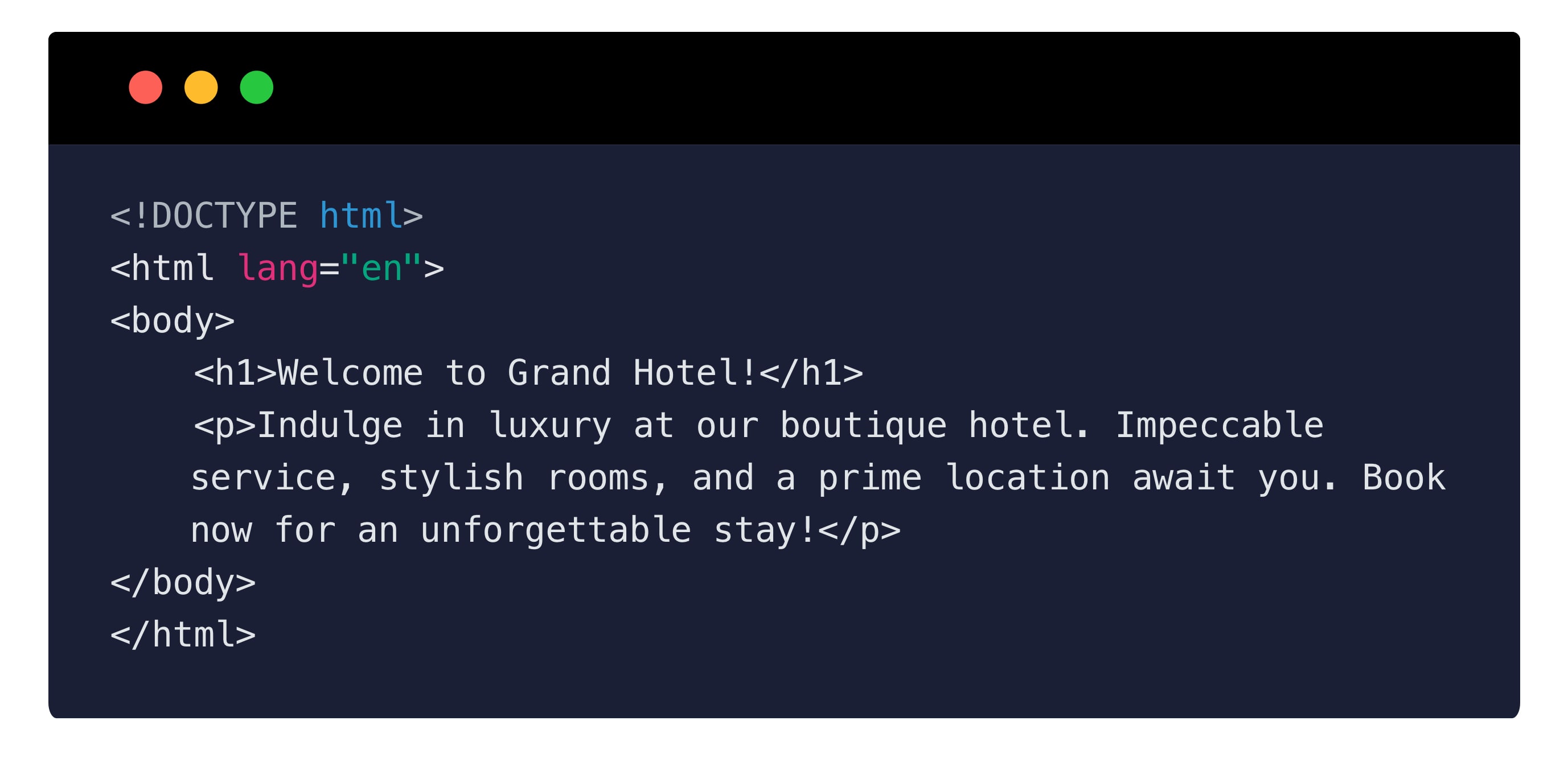 HTML texts